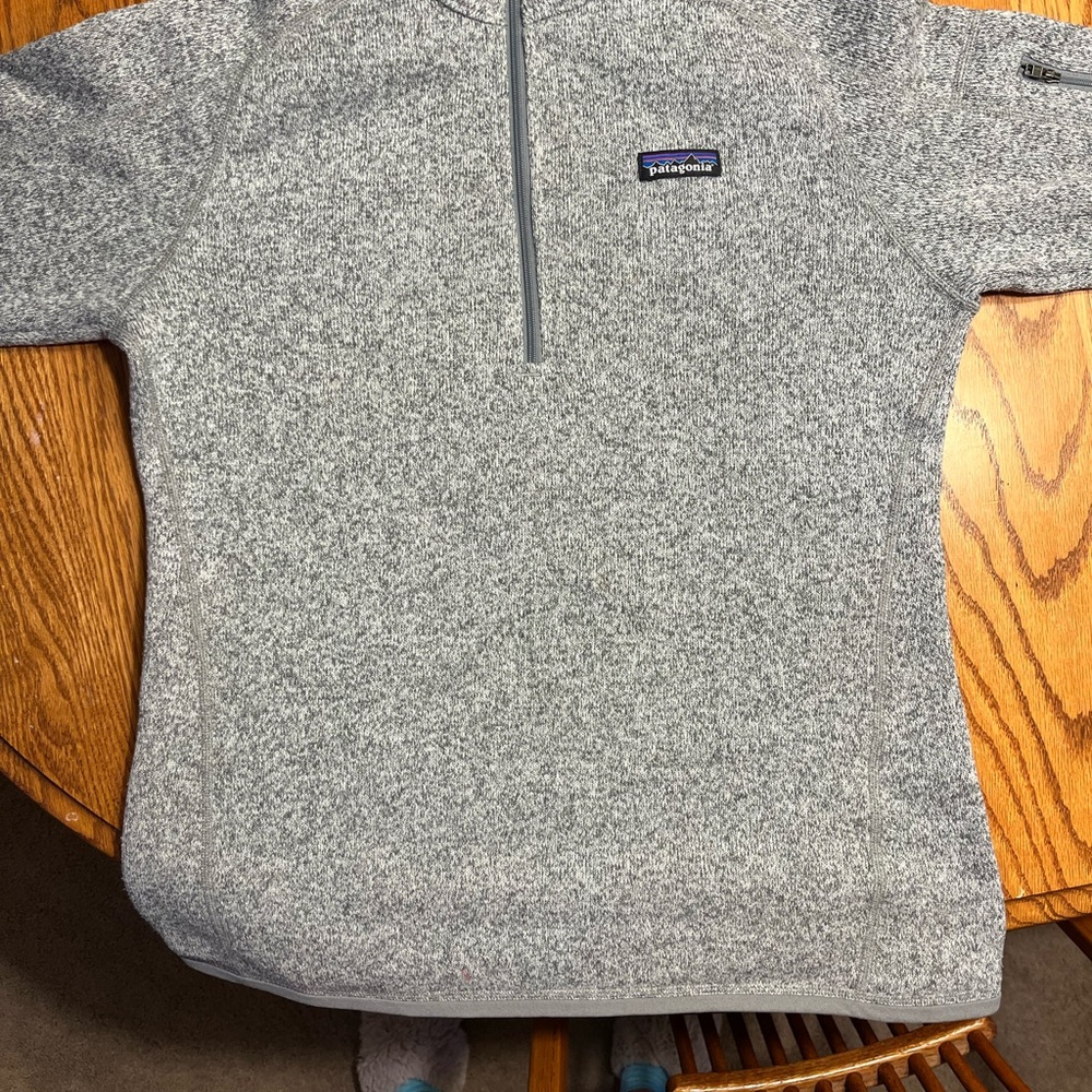 Patagonia Gray Quarter-Zip Pullover